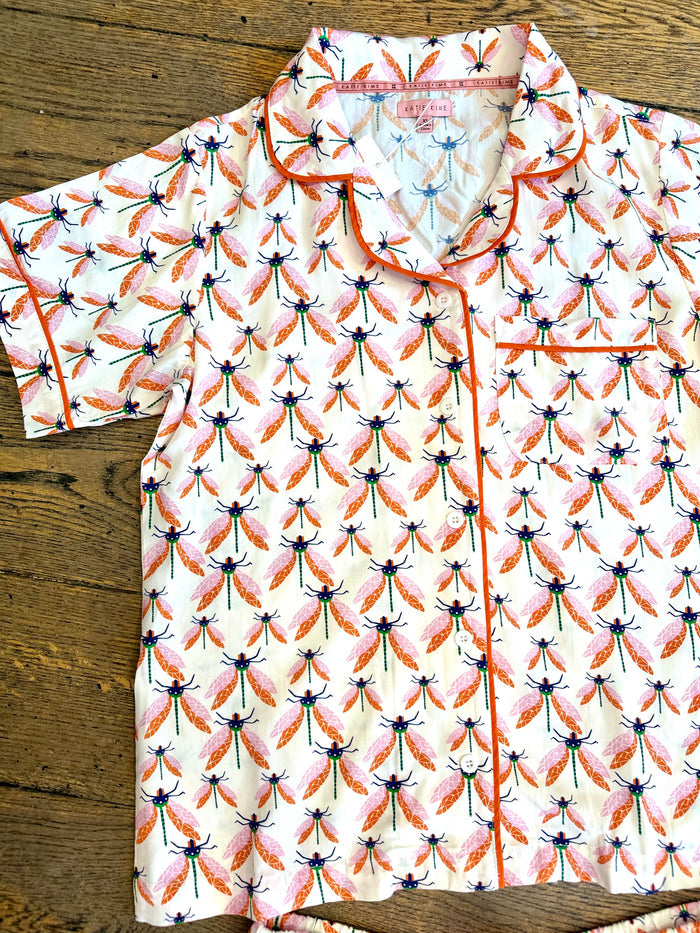 Katie Kime Dragonfly PJ Shorts