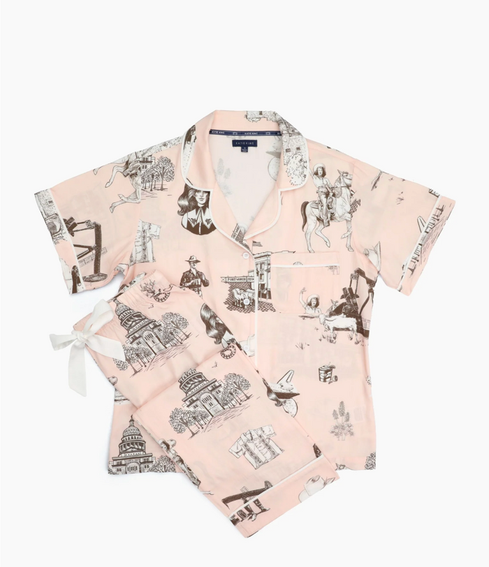 Katie Kime TX Pant PJ Set