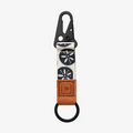 Keychain Clip - Sand Dollar (Black)