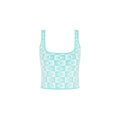 Knit Square Neck Tank Top - Sun Spell