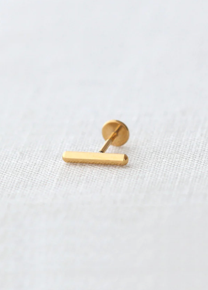 Kris Nations Bar Flat Back Single Stud