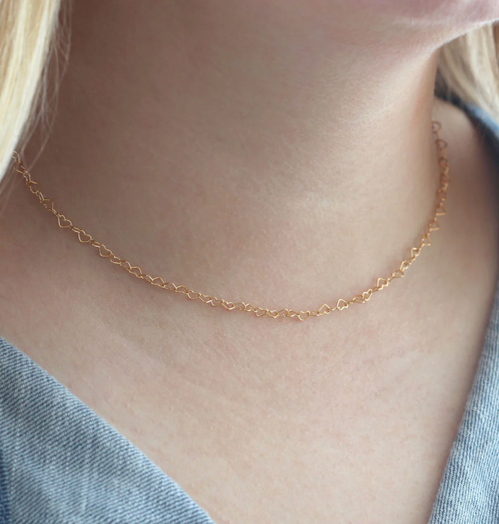Kris Nations Heart Link Necklace
