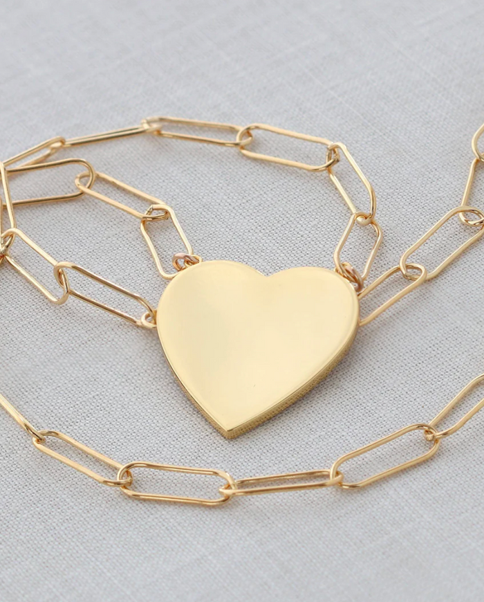 Kris Nations Large Heart Necklace
