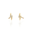 Kris Nations Lightning Bolt Crystal Studs