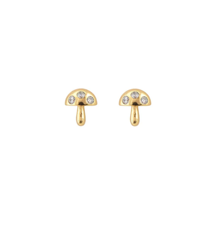 Kris Nations Mushroom Crystal Stud