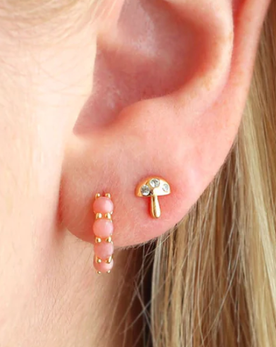 Kris Nations Mushroom Crystal Stud