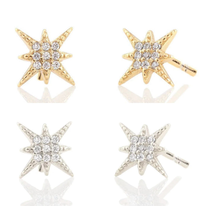 Kris Nations Starburst Crystal Stud
