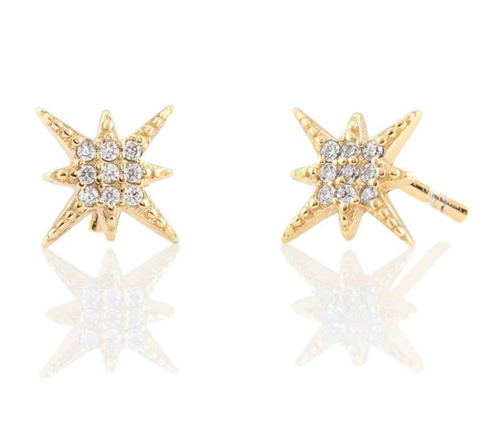 Kris Nations Starburst Crystal Stud