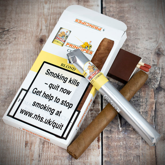 La Aurora | Principes Corona Blond | Vanilla Flavoured Cigars | Pack of 5