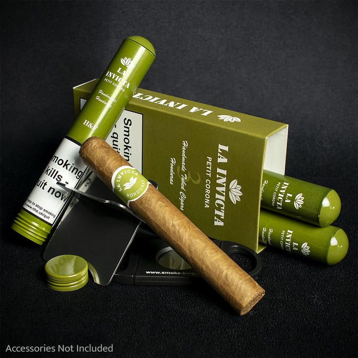 La Invicta Honduran Tubos Petit Corona Cigars - Pack of 3