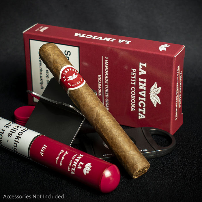 La Invicta Nicaraguan Tubos Petit Corona Cigars - Pack of 3