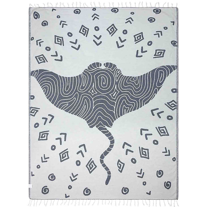 Large Turkish Towel - Mr. Ray (Navy)