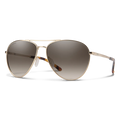 Layback Sunglasses - Matte Gold/Polarized Brown Gradient