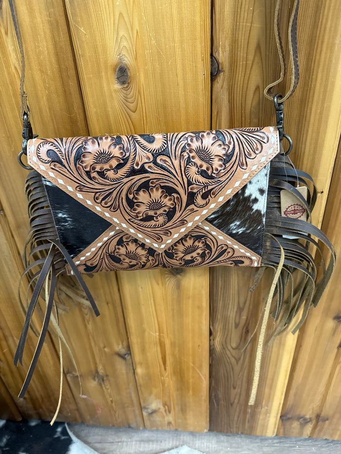 Leather crossbody