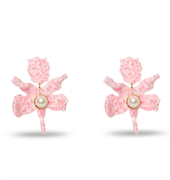 Lele Sm Pearl Lily Earrings