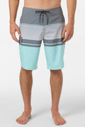 Lennox Stripe 21" Board Shorts - Gargoyle