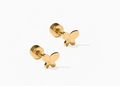 LinnyCo Screwback Stud Earrings - Billie Butterfly