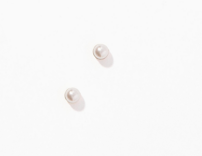 LinnyCo Screwback Stud Earrings- Payton Pearl 3mm