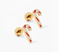 LinnyCo Screwback Stud Earrings- Peppermint Twist