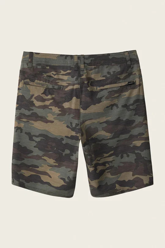 Locked Slub 20" Hybrid Shorts - Camo