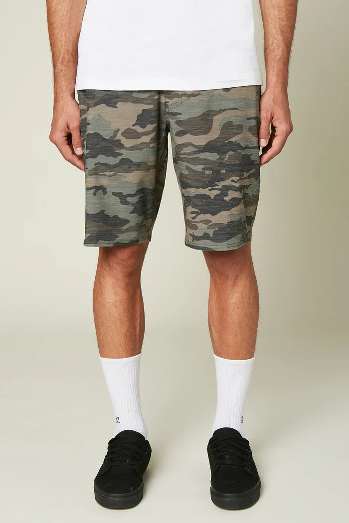 Locked Slub 20" Hybrid Shorts - Camo