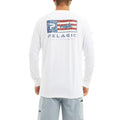 Long Sleeve UPF Sun Shirt - Aquatek Icon Americamo - White