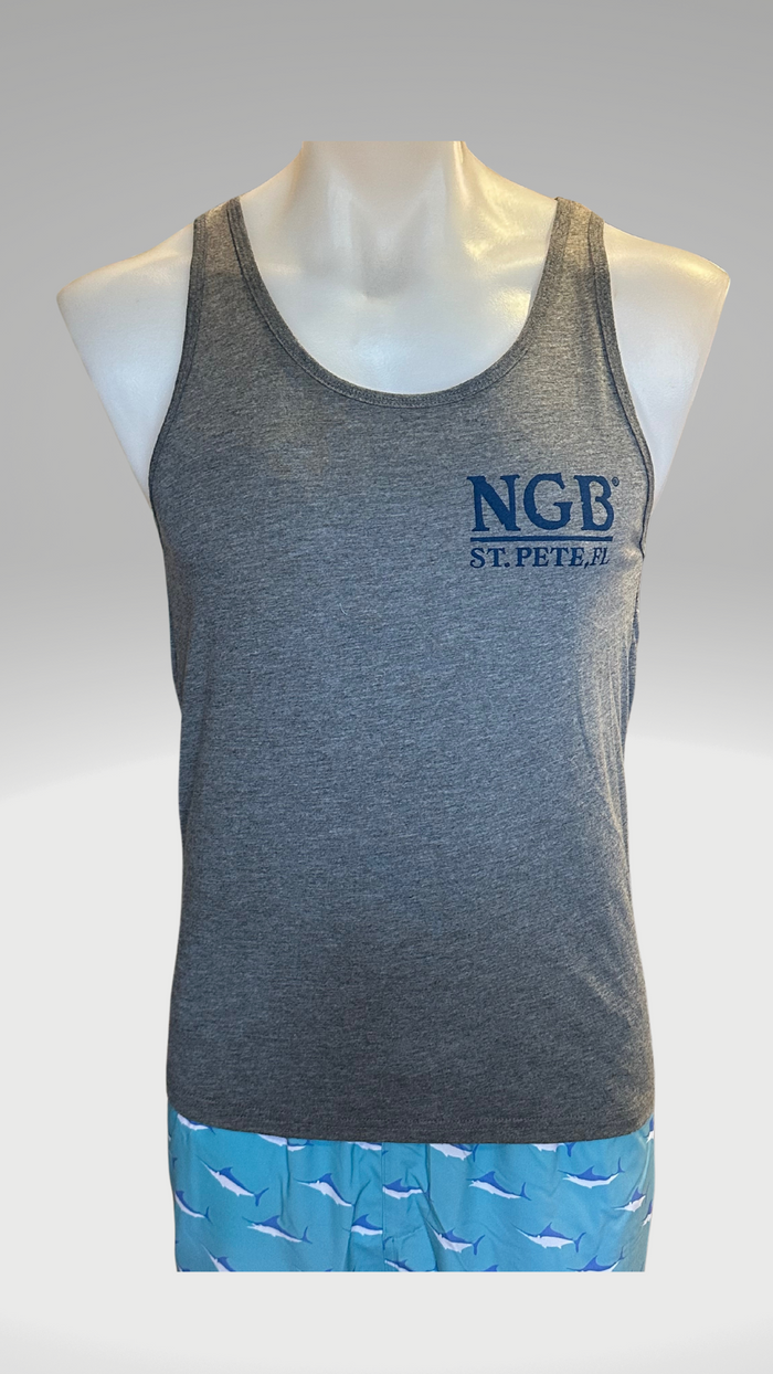 Men's Tank Top - Grey - Blue Saint Petersburg State