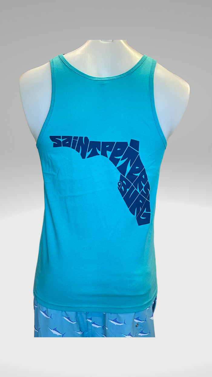 Men's Tank Top - Teal - Blue Saint Petersburg State