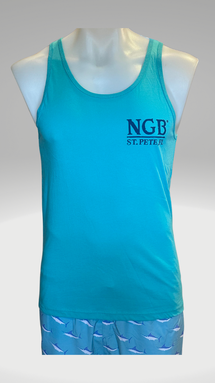 Men's Tank Top - Teal - Blue Saint Petersburg State
