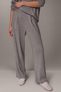 MID-RISE RIB-KNIT PULL-ON PANT