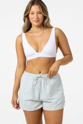 Millie Seersucker Shorts - Winter White