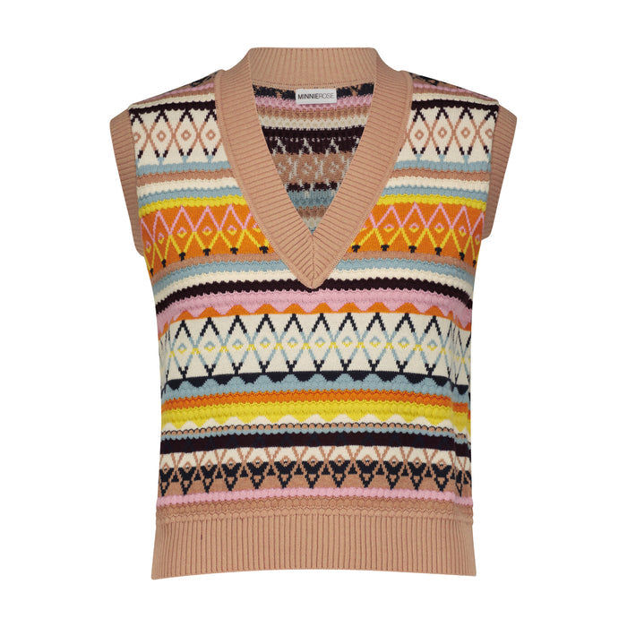 Minnie Rose Fairisle Vest