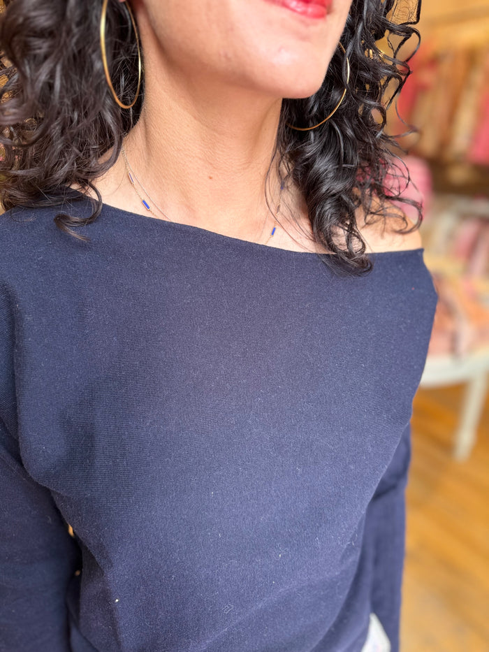 Minnie Rose Off the Shoulder Top