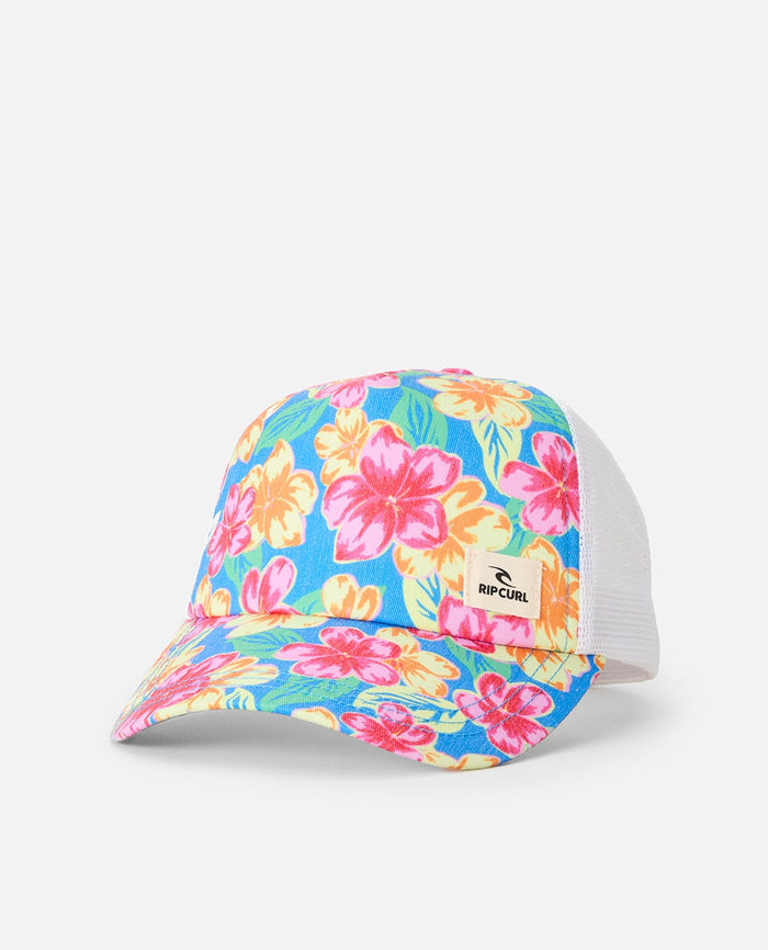 Mixed Yardage Trucker Hat - Blue