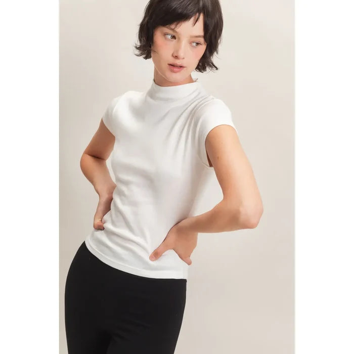 Mock neck basic