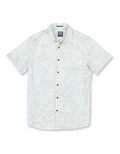 Mojave Short Sleeve Button-Down Shirt - Hidden Llama (Green)