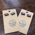 Montana Mountain Stud Earrings
