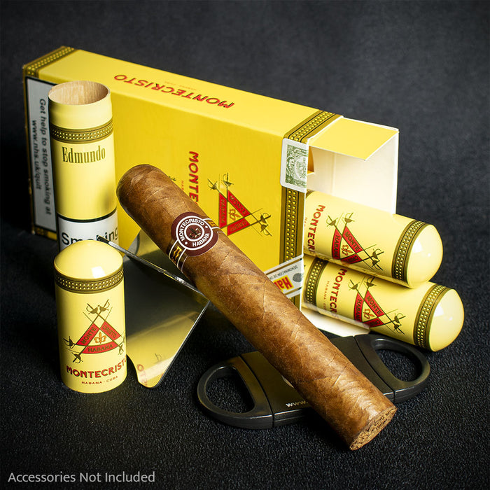 Montecristo Edmundo Tubos Cuban Cigars - 3 Pack