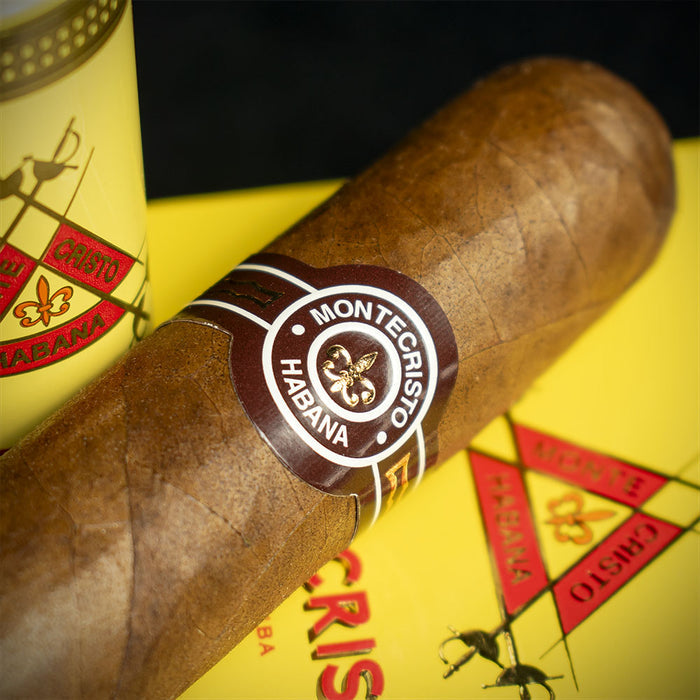 Montecristo Edmundo Tubos Cuban Cigars - 3 Pack