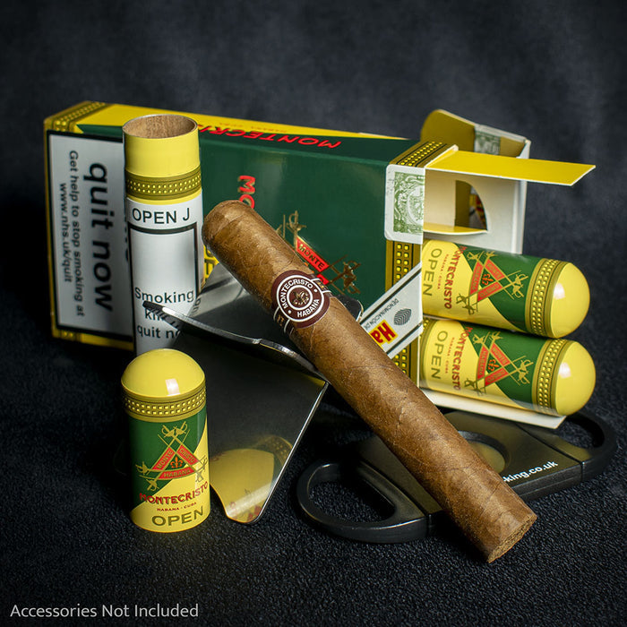 3 Pack - Montecristo Open J. Tubos Cuban Cigars