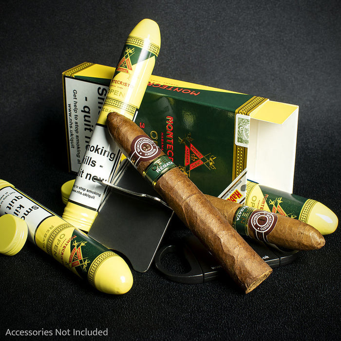 Montecristo Open RegataTubos Cuban Cigars  - 3 Pack