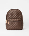 MZ Wallace Metro Backpack in Walnut, full front view