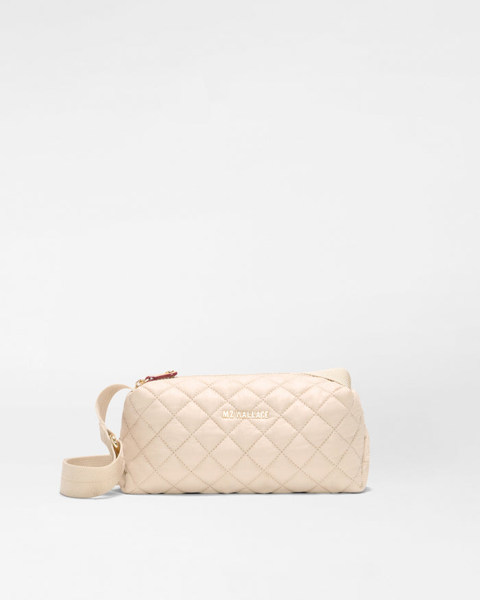 MZ Metro East West Crossbody in Sand, front view