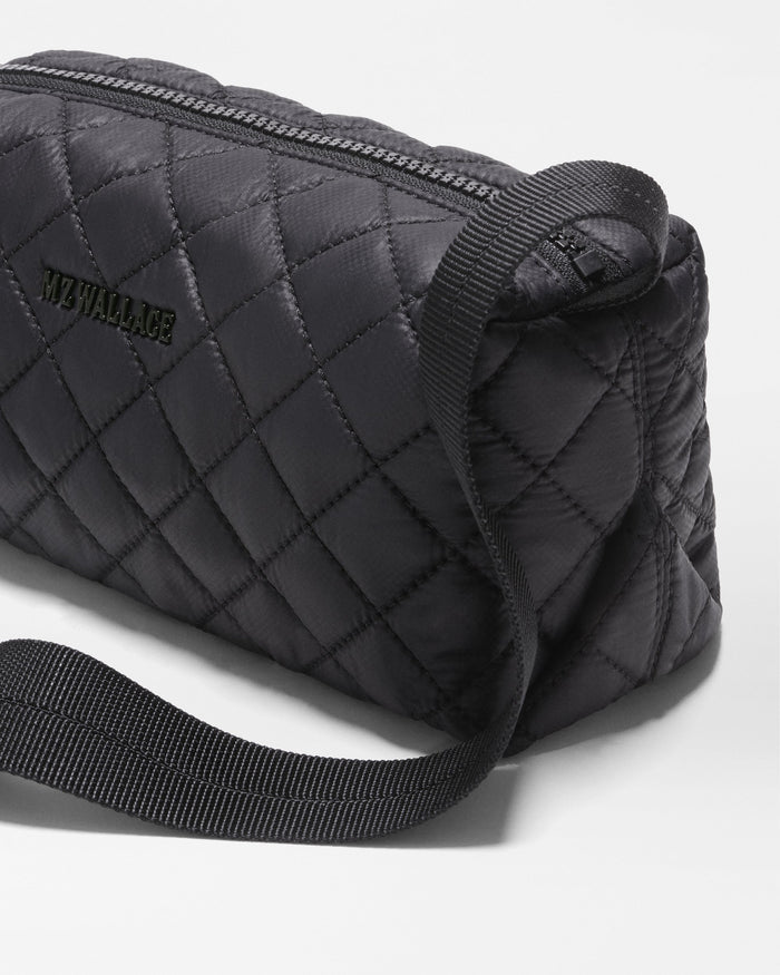 MZ Metro East West Crossbody in Black, interior view