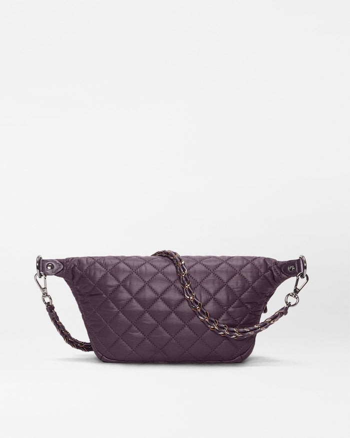 MZ Wallace Small Crosby Crossbody Sling in Raisin, alternate view