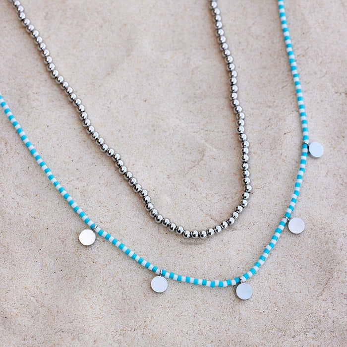 Necklace - Cabana Set - Silver