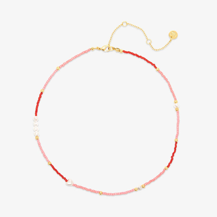 Necklace - Heart Eyes Choker - Gold