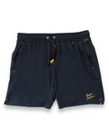 Neptune Elastic Waist Swim Shorts - Fort Knox (Black)