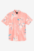 Oasis Eco Standard Short Sleeve Button-Down Shirt - Pink Foam