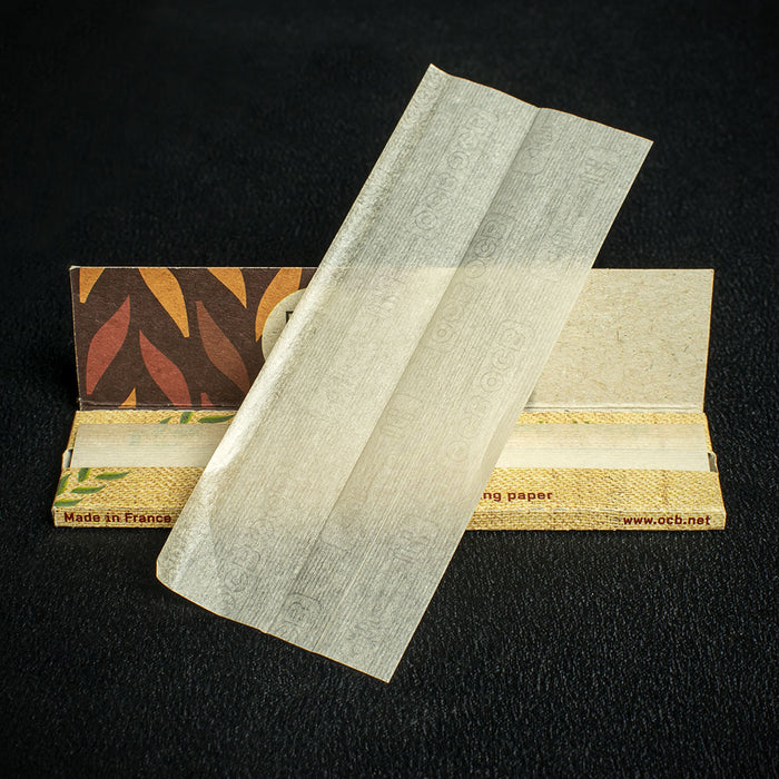 OCB Kingsize Slim Organic Hemp Rolling Papers - Box of 50